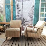 Paire de fauteuils Art Déco