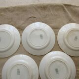 6 plates for castres faiencerie dessert