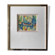 Watercolor Painting MOURIER Marguerite (1910-1987) "the sailboats" + frame