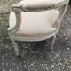 Antique armchair in Louis XVI style from the late 19th century.