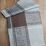 Damask linen tablecloth