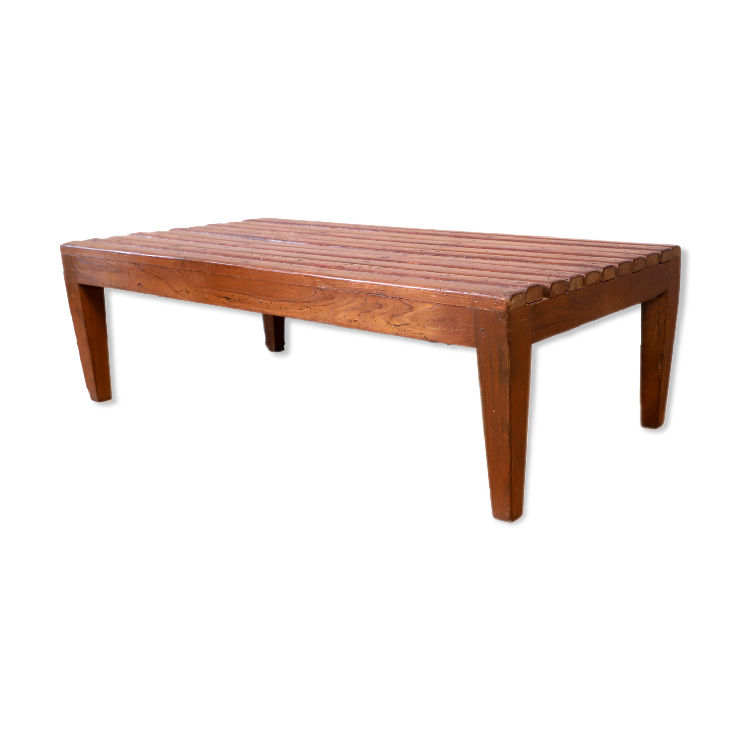 Old Burmese teak bench