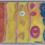 Oil on canvas by michael mulcahy (1952)