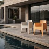 Set of 4 Vintage Mid-Century Modern Atlantide Collection Toy Plastic Chairs