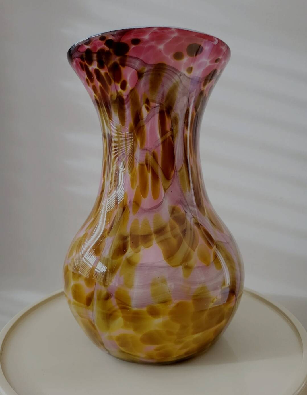 Jean claude novaro vaas, meerkleurige vaas, hedendaags, frankrijk 1943-2014