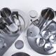 Serving set, Danish design, 1960s, designer: Arne Jacobsen,Stelton