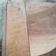 Double antique walnut closet doors