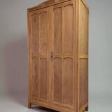 Parisian-style pine wardrobe, renovated