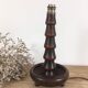 Pied de lampe en bois tourné des années 40-50