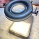 Vintage industrial magnifying lamp Jean Toulemonde 60s