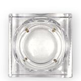 Monumental molded crystal ashtray, Sevres France 1970s