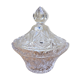 Vintage chiseled glass candy
