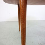 Peter Hvidt& Orla Mølgaard Nielsen Teak Round Coffee Table for France& Son, 1950