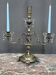Chandelier. Silvered bronze, crystal.