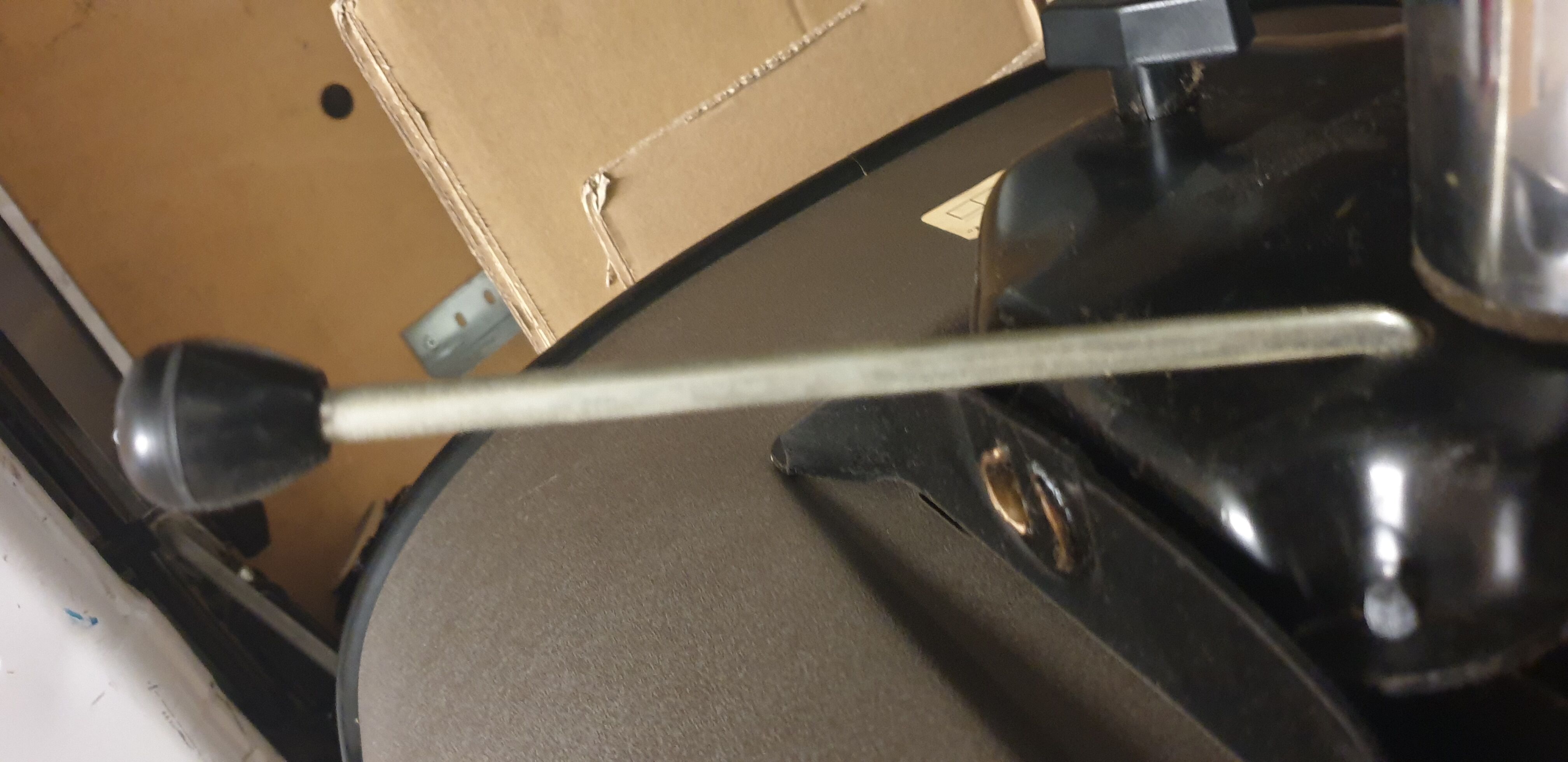 Strafor shell armchair by Randall Buck