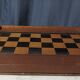 Backgammon game old wooden board game