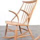 Mid-Century Oak Rocking Chair by Illum Wikkelsø for Niels Eilersen, 1950s.