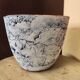 Brutalist terracotta plant pot