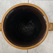 Xl Scheurich vase brown model 220-44 1970s