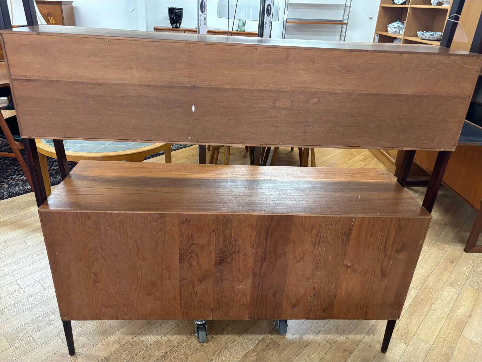 Secrétaire scandinave en teck, Suède, 1960