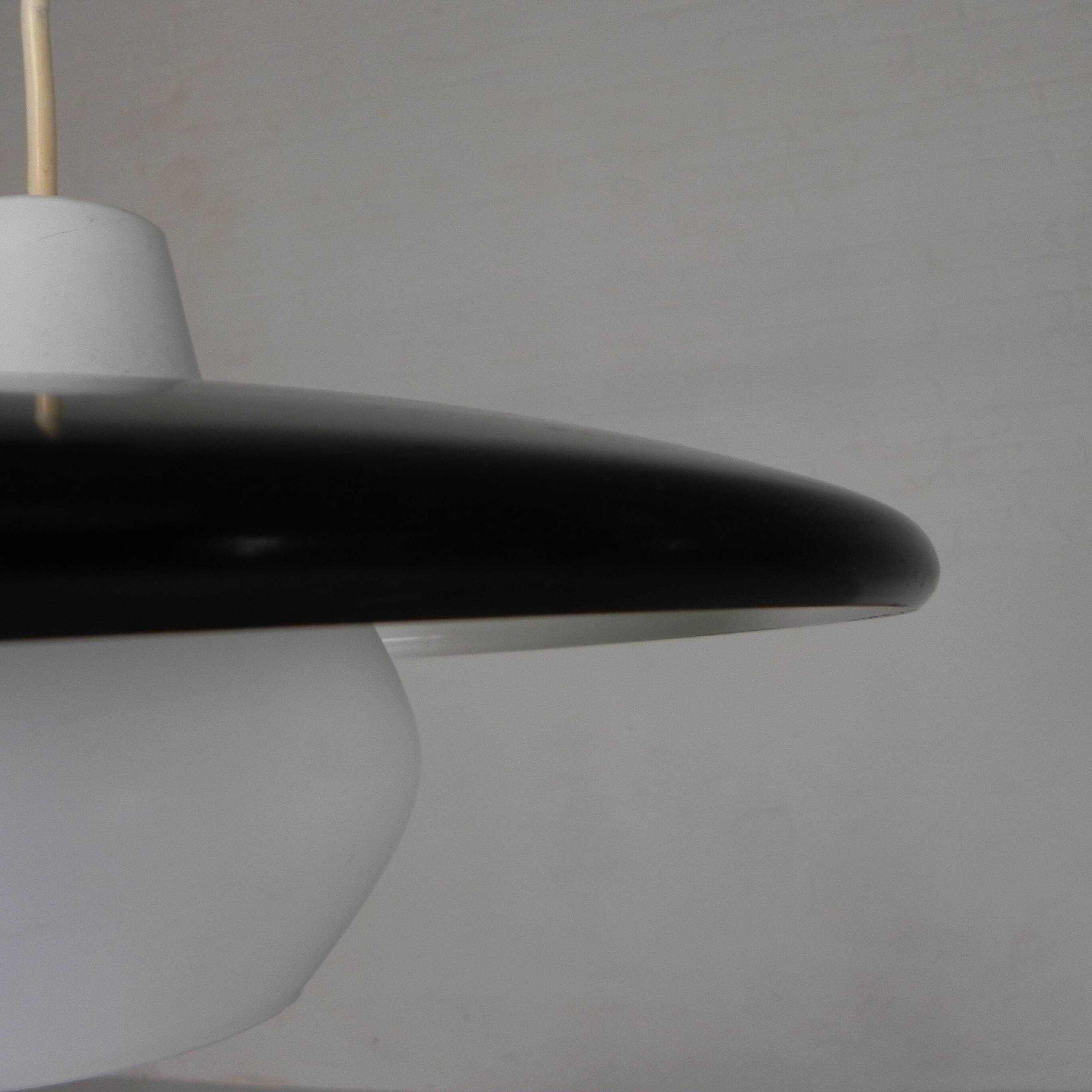 Vintage hanging lamp ufo model, 1950s