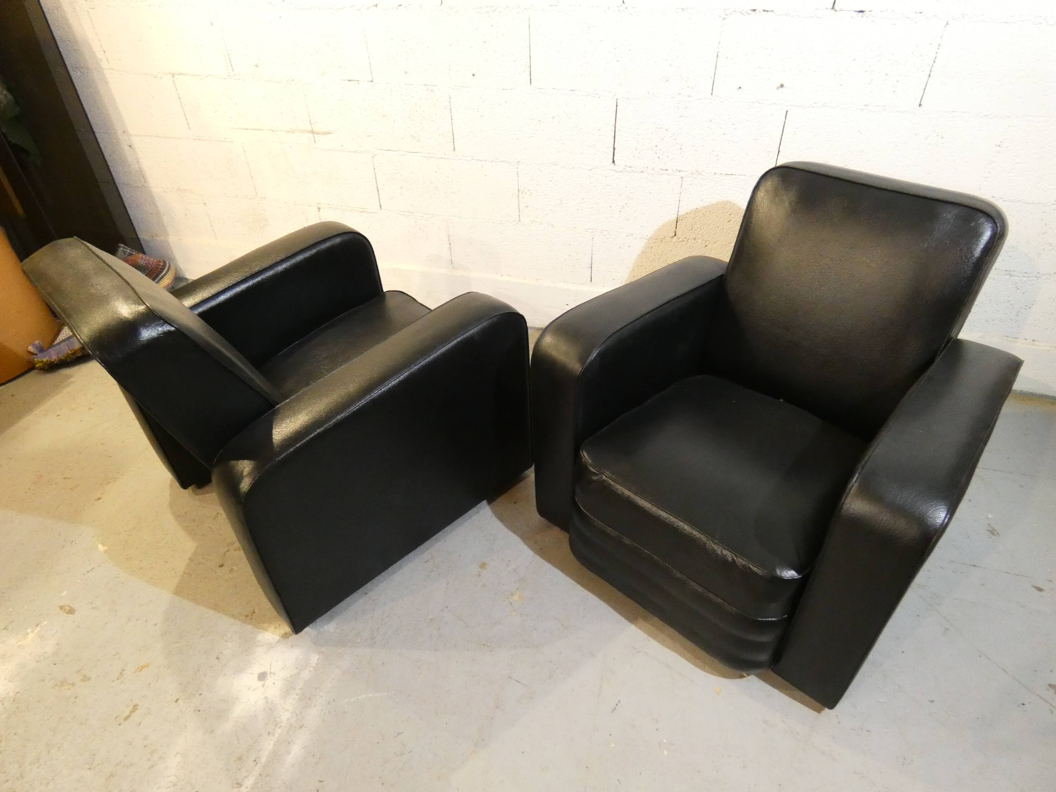 Pair of club chairs, published by Airborne 1950