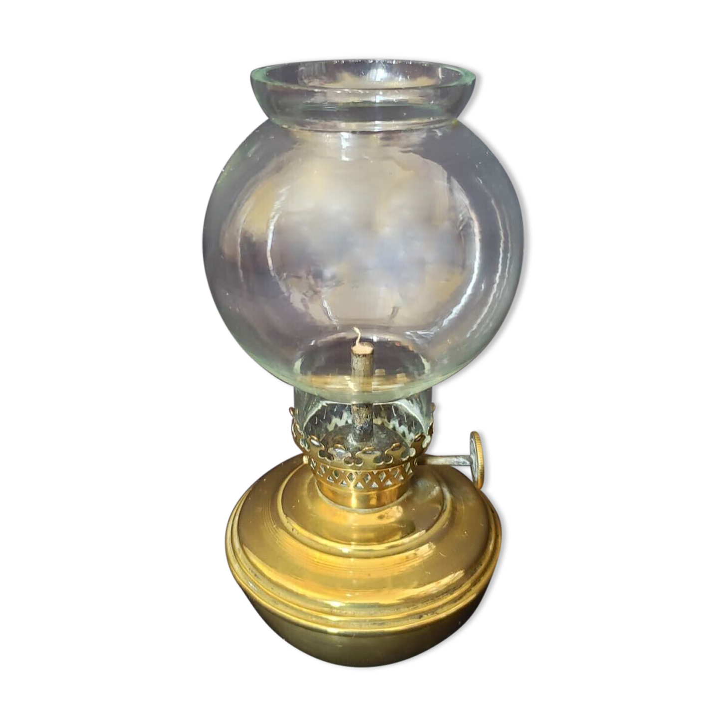 Old marine kerosene lamp