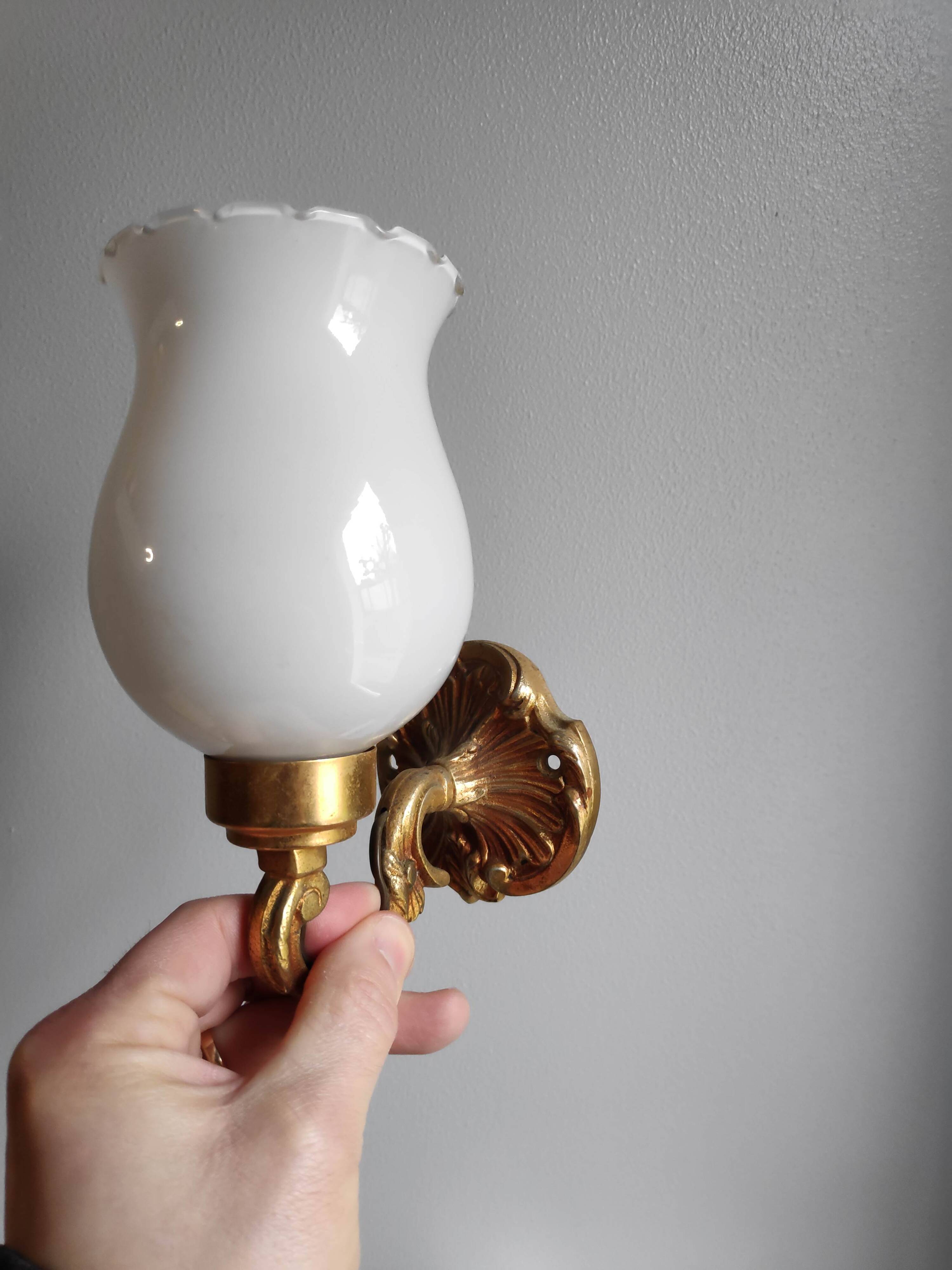 Pair of antique wall lights