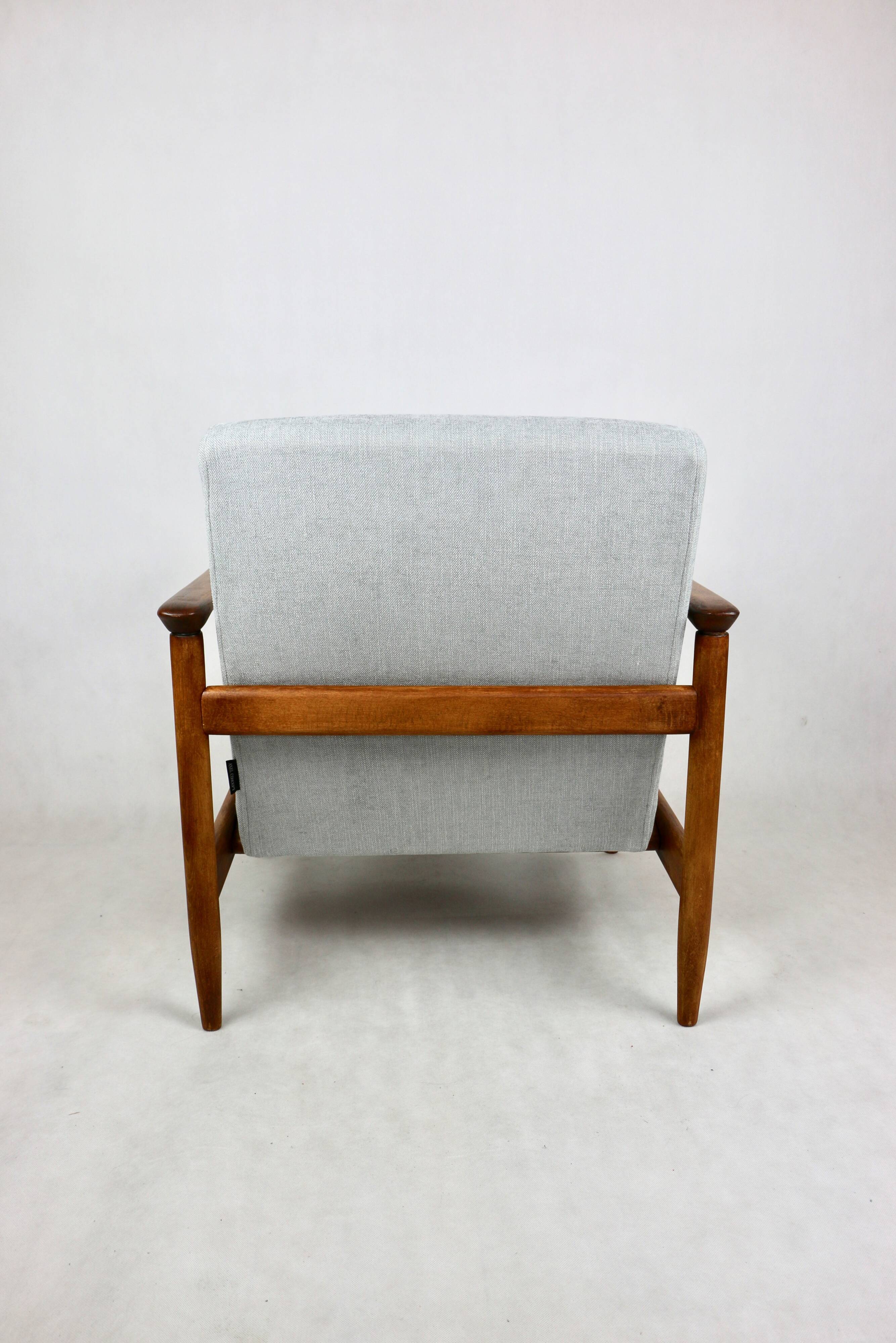 Light Blue GFM-142 Armchair by Edmund Homa, 1970s