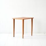 Small 1950s Scandinavian Coffee Table with Turned Legs