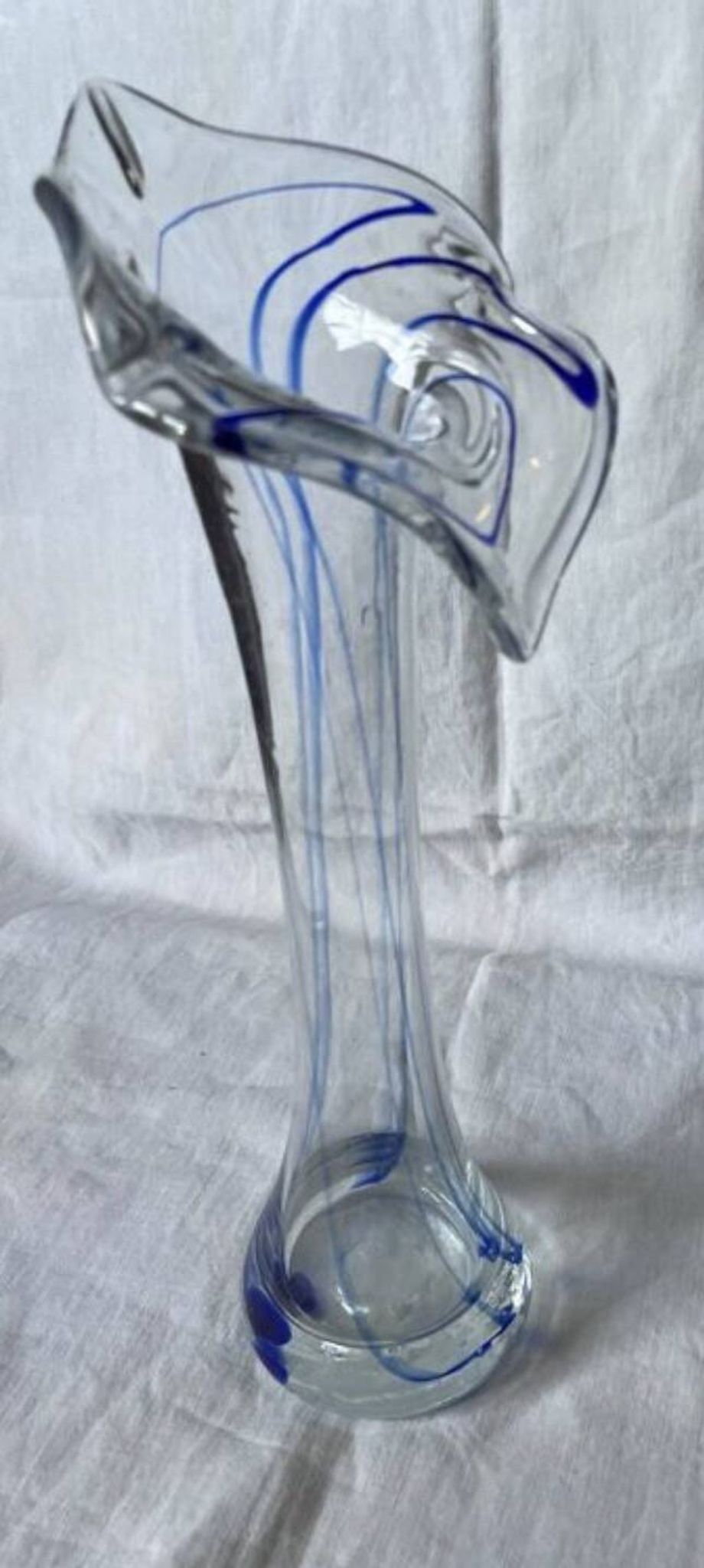 Vintage blown glass vase