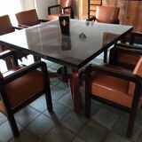 table and its 8 Art Deco chairs