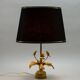 Exclusive Mid-Century Design Brass 'Fleur de Lis' Table Lamp, 1960s