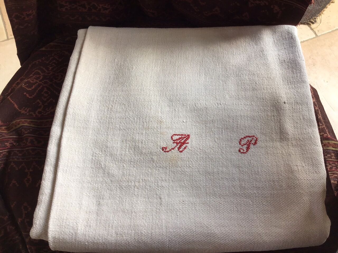 Hemp farm tablecloth