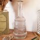 Small molded glass decanter