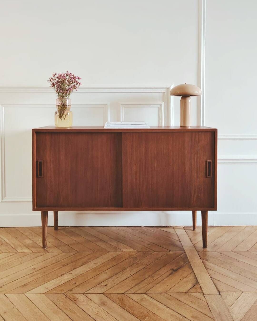 Renovated vintage buffet/sideboard, Scandinavian style, 1960s.