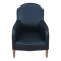Art Deco armchair in leather