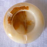 White marble onyx ashtray