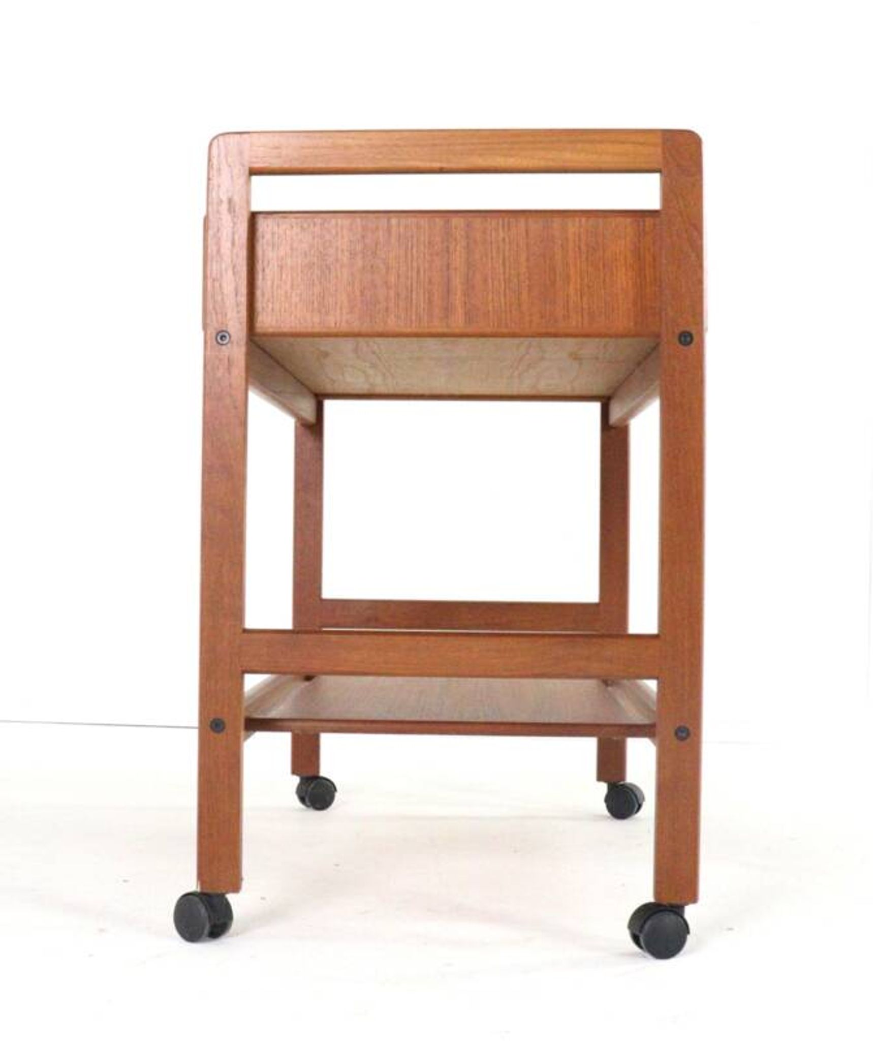 Chariot danois avec deux tiroirs - 'Favrholt' - design danois en teck