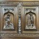 Buffet Breton 2 corps début XXème en châtaignier richement sculpté