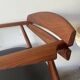 Fauteuil de bureau danois en teck