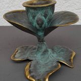 Bougeoir vintage en laiton