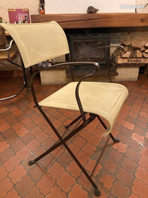Chaises Dune Fermob Mourgue vintage