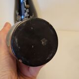 5 Vietnam vases black lacquered wood and mother-of-pearl inlays