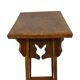 Vintage high side table in wood / plant table / shelf