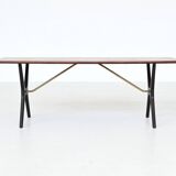 Karl Ekselius sculptural coffee table rosewood J.O.C. Sweden 1960