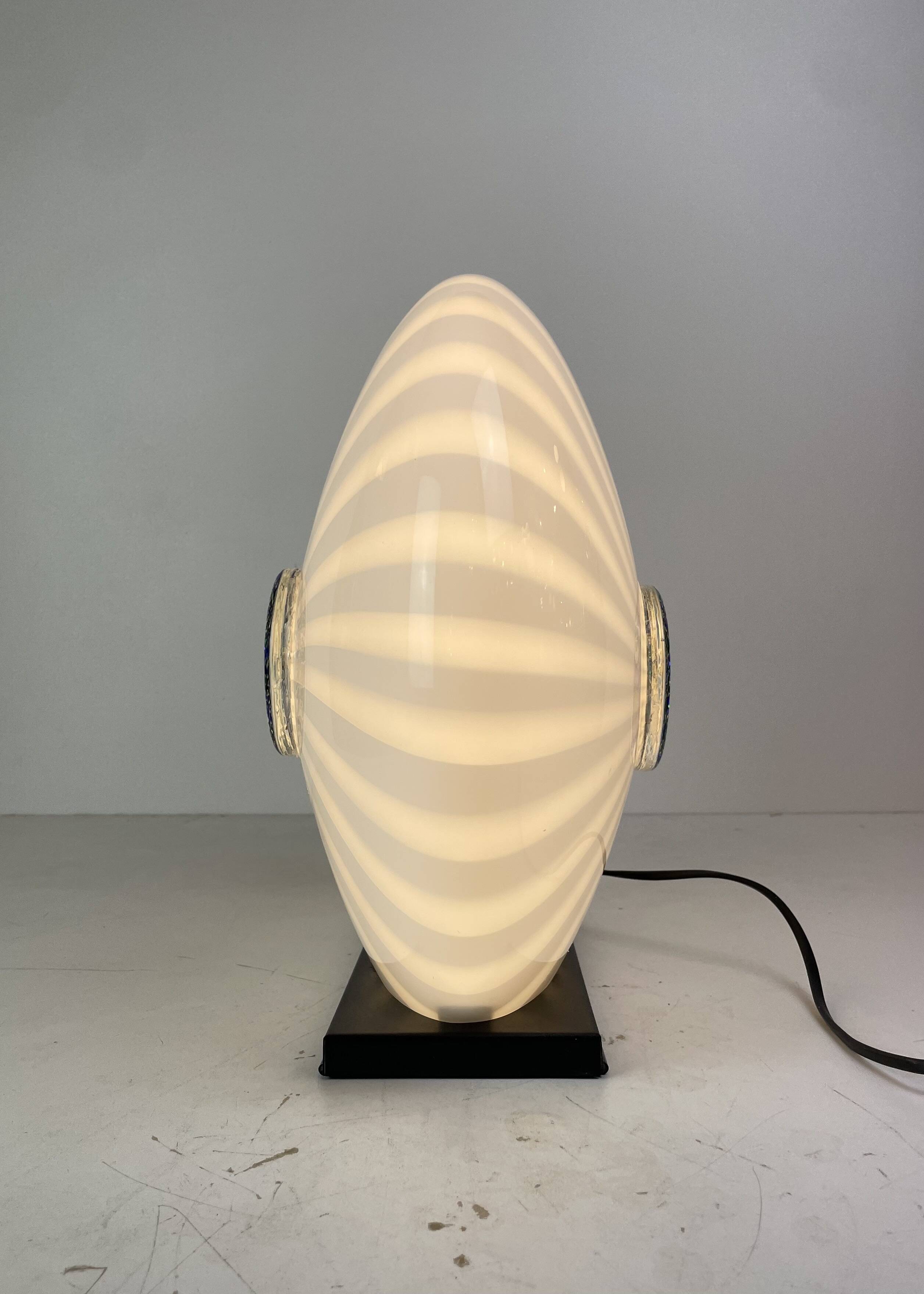 Murano Glass Table Lamp, Italy, 1980s