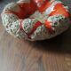 Vide poches cendrier corail ocean vintage annee 1960