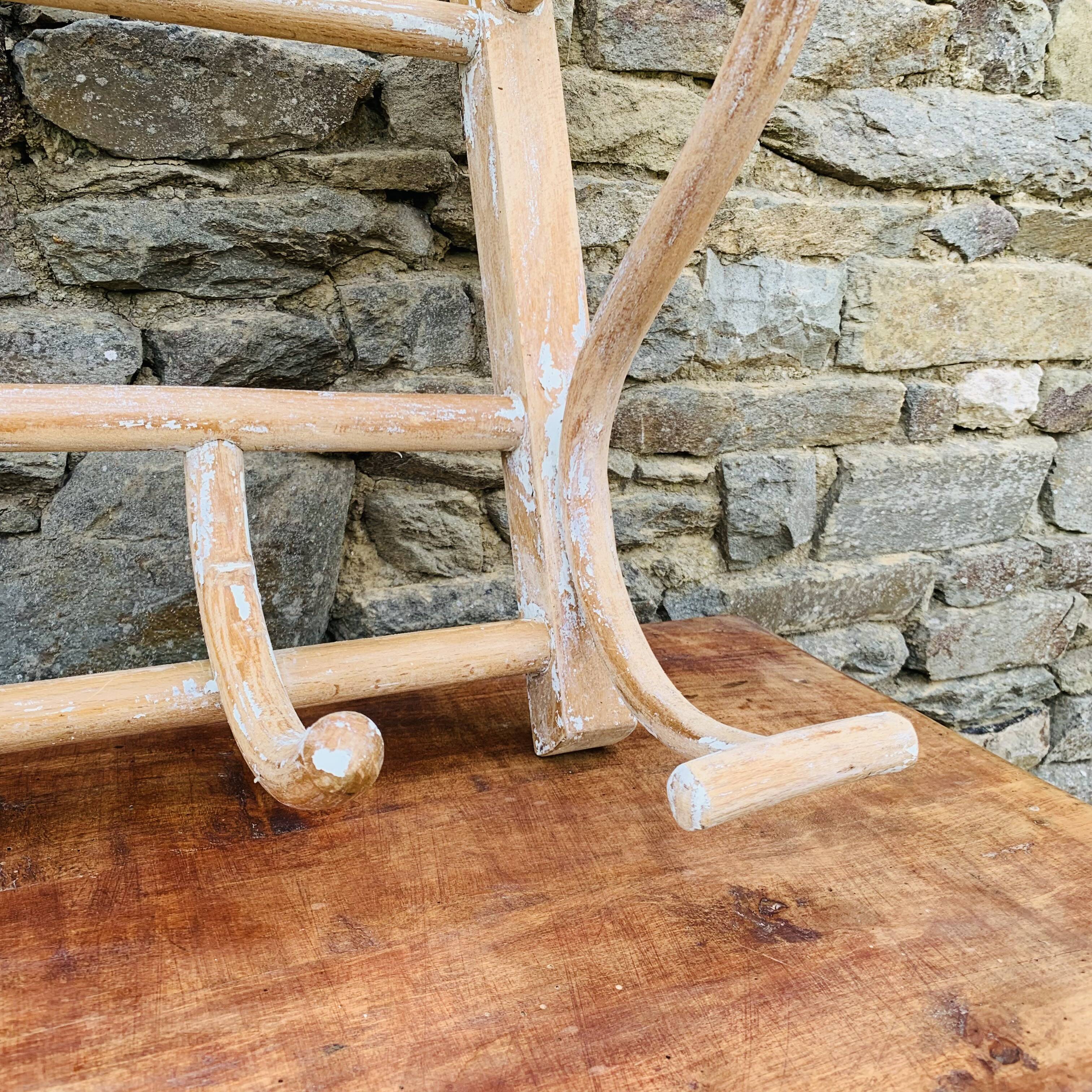Old wall-mounted coat rack
