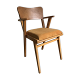 Bridge velvet curry armchair and compass feet